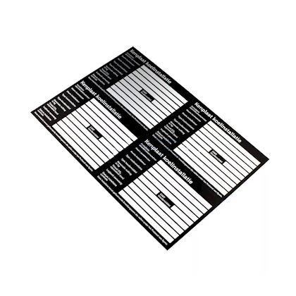 Kenplaat koelinstallatie stickervel GWP/CO2 (4 stickers)